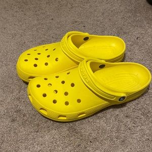 Banana yellow crocs ( ONLY WORN ONE TIME )